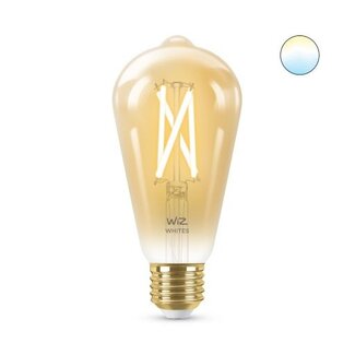 WIZ Smart CCT ST64 Filament Bulb Amber E27