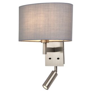 Bedside Grey Wall Light