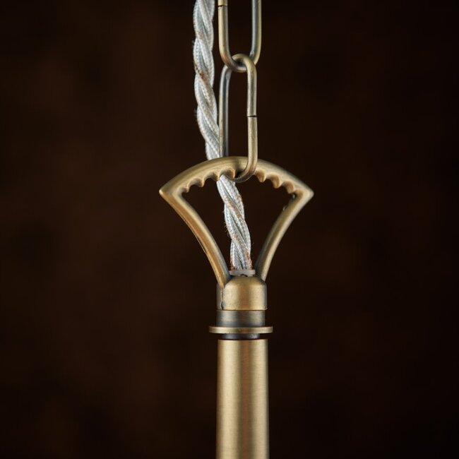 Ortona 5lt pendant 40W - matt antique brass - Factory Second