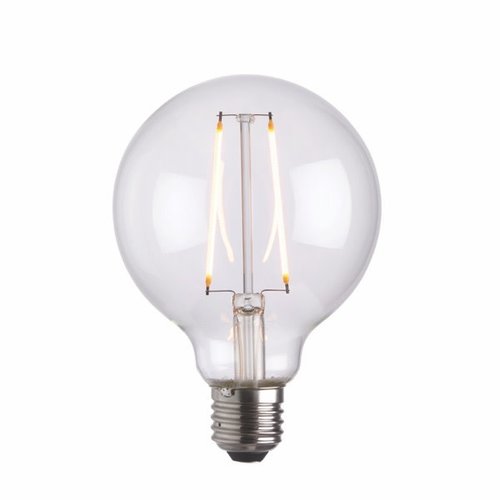 E27 LED 2W filament globe G95 Clear - Factory Second E27 LED 2W filament globe G95 Clear - Factory Second