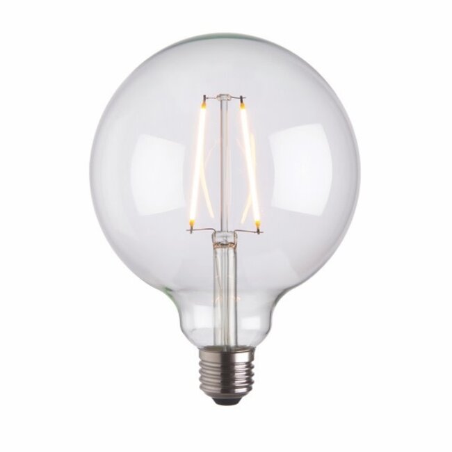 E27 LED 2W filament globe G125 Clear - Factory Second