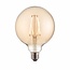 E27 LED 2W filament globe G125 Amber - Factory Second