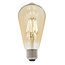 E27 LED 6W Filament Pear ST64 2500K Amber DIMMABLE - Factory Second