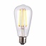 E27 LED 6W Filament Pear ST64 Clear 2700K DIMMABLE