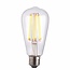 E27 LED 6W Filament Pear ST64 Clear 2700K DIMMABLE - Factory Second