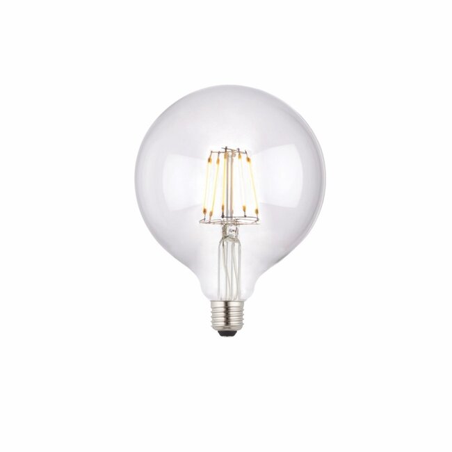 E27 LED 6W filament globe G125 Clear - Factory Second