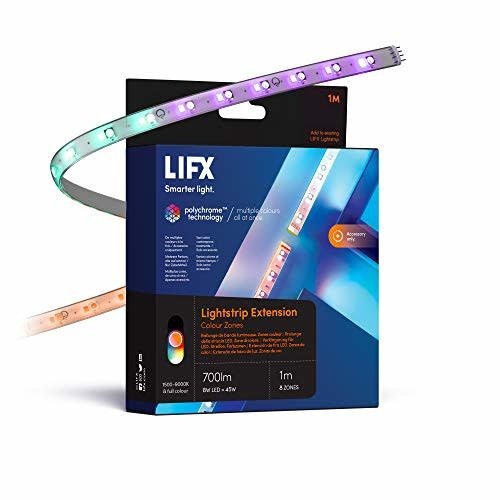 LIFX LIFX Lightstrip Extension 1m Wi-Fi Smart LED Colour Zones Light Strip - without plug LIFX LIFX Lightstrip Extension 1m Wi-Fi Smart LED Colour Zones Light Strip - without plug