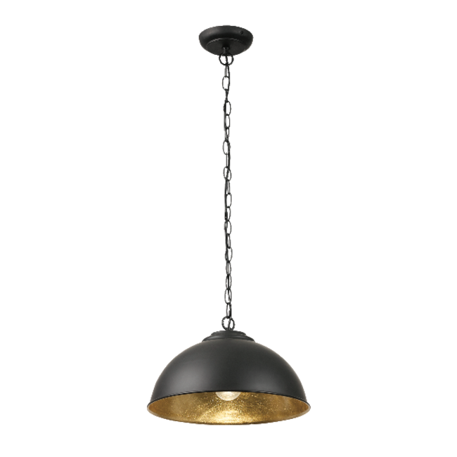 Colman 1lt Pendant - Black - Factory Second