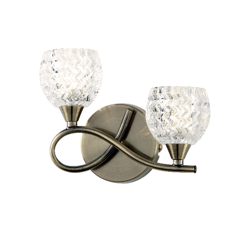 Endon Boyer 2lt left wall - A.brass Endon Boyer 2lt left wall - A.brass