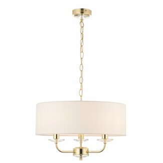 Nixon 3lt pendant - brass