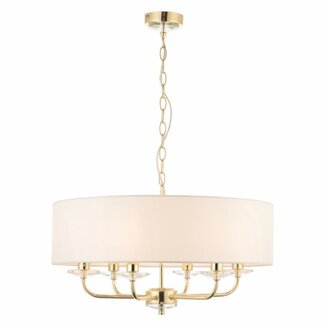 Nixon 6lt pendant - brass