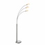 Jaspa 3lt floor 5W SW warm white - satin nickel plate - Factory Second