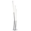 Glacier 3lt floor 2W SW warm white - polished stainless steel - Factory Second