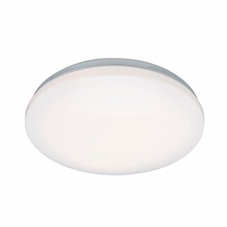 Broco flush IP44 16W warm white - gloss white