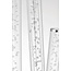 Glacier 3lt floor 2W SW warm white - polished stainless steel - Factory Second