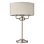 Highclere 3lt Table - BrChrome/Natural - Factory Second