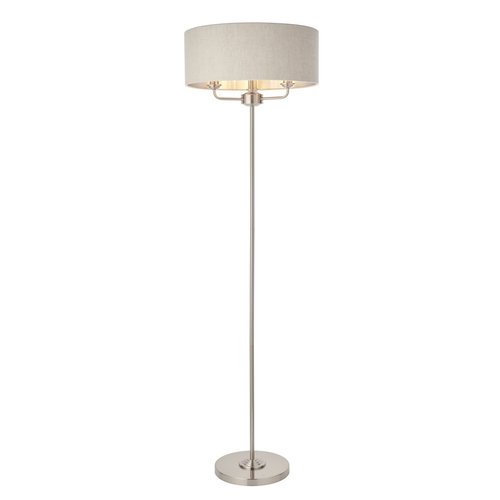 Endon Highclere Floor - Br Chrome/Natural Endon Highclere Floor - Br Chrome/Natural