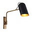 Navren swing arm wall 10W  - antiqued solid brass - Factory Second