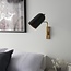 Navren swing arm wall 10W  - antiqued solid brass - Factory Second