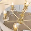 Nixon 6lt pendant - brass