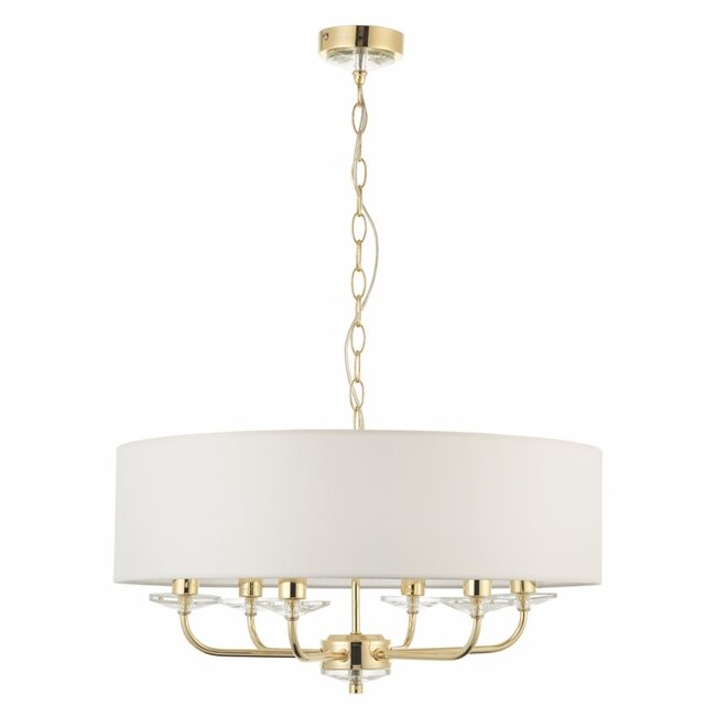 Nixon 6lt pendant - brass