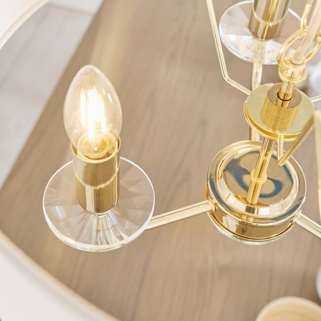 Nixon 3lt pendant - brass