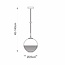 Paloma pendant - chrome - Factory Second
