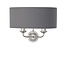 Highclere 2lt Wall - Nickel/Charcoal - Factory Second