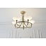 Cagney 5lt semi flush - A Brass - Factory Second