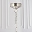Highclere 6lt pendant - BrChrome/Natural - Factory Second