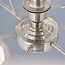 Highclere 6lt pendant - BrChrome/Natural - Factory Second