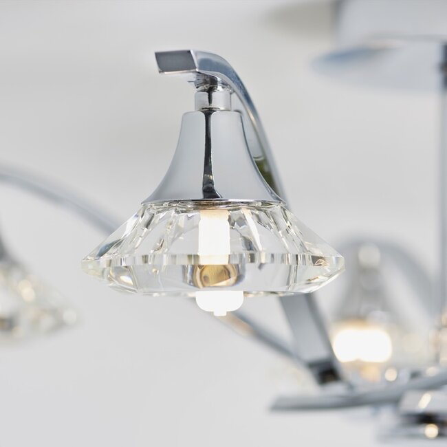 Langella 5lt semi flush 33W - chrome plate