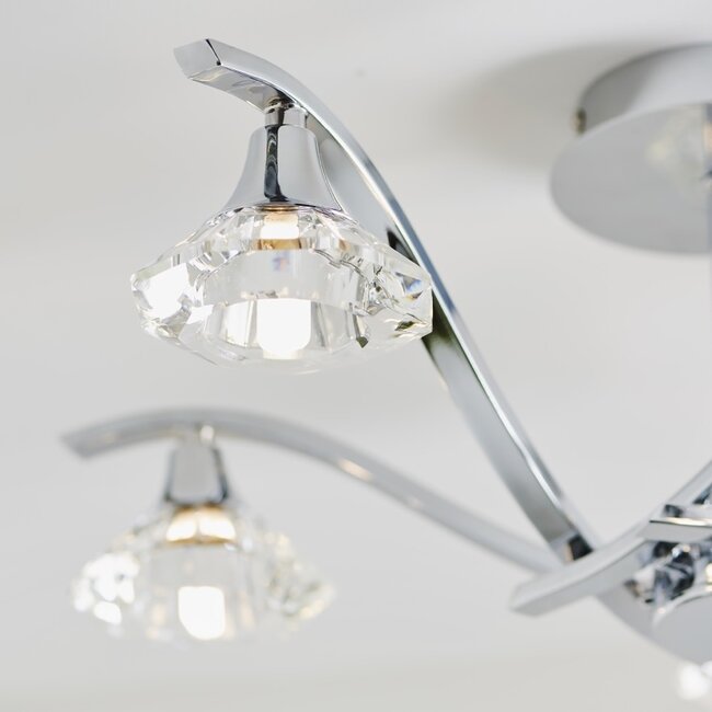 Langella 5lt semi flush 33W - chrome plate