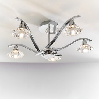 Langella 5lt semi flush 33W - chrome plate