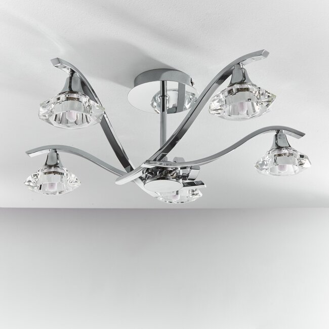 Langella 5lt semi flush 33W - chrome plate