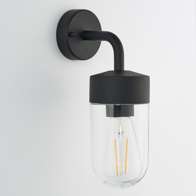 North wall IP44 - Matt black - Factory Second