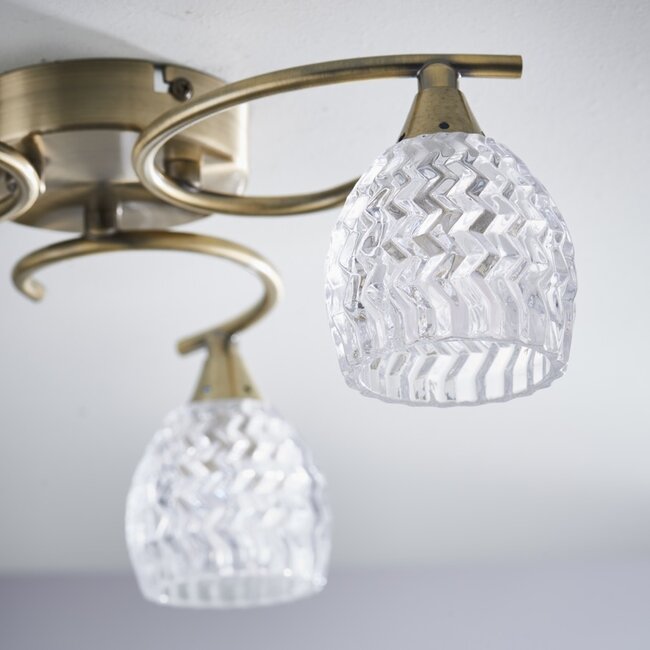 Boyer 3lt  s/flush - A.brass - Factory Second