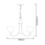 Alton 5lt pendant - A.brass - Factory Second