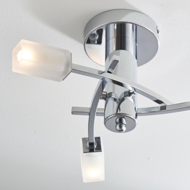 Havana 3lt semi flush Chrome - Factory Second