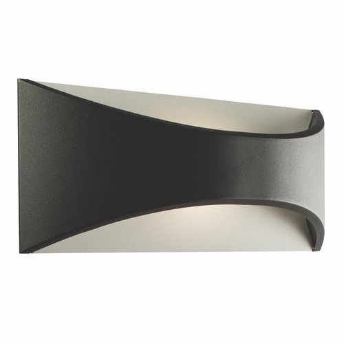 Vulcan 300mm 1lt wall IP65 12W warm white - textured matt black Vulcan 300mm 1lt wall IP65 12W warm white - textured matt black