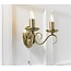 Bernice 2lt Wall antique Brass - Factory Second