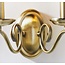 Bernice 2lt Wall antique Brass - Factory Second