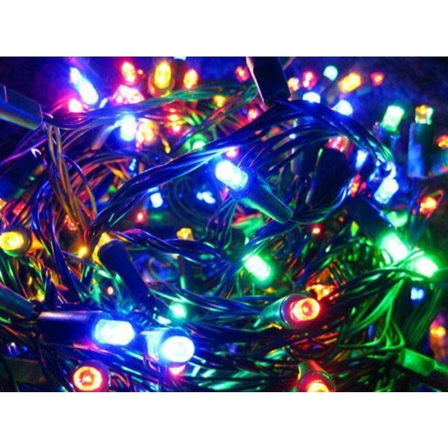 Ener-J Christmas Workshop 100 LED Bright RGB Multi Colour Chaser lights, Indoor and Outdoor 8 Functions