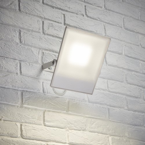 Scimitar IP65 50W cool white wall - textured White Scimitar IP65 50W cool white wall - textured White