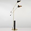 Leaf black floor lamp