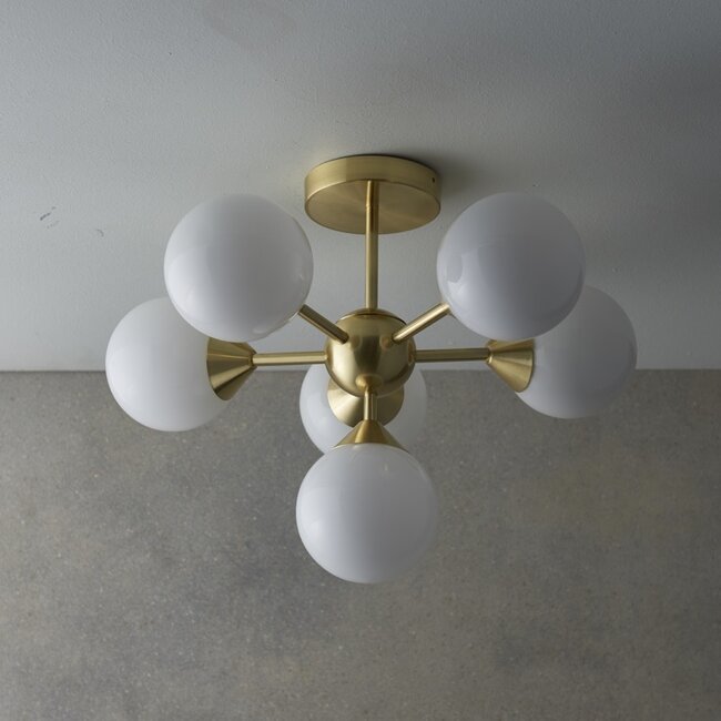 Oscar 6lt  s/flush - Br.gold