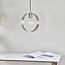 Hoop 1lt Pendant Brushed Steel - Factory Second