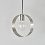 Hoop 1lt Pendant Brushed Steel - Factory Second