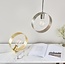 Hoop 1lt Pendant Brushed Steel - Factory Second