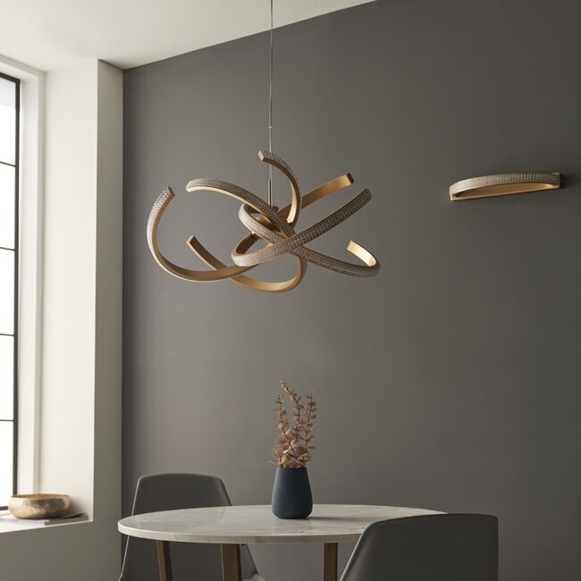 Lorenzo 4lt Pendant - Gold